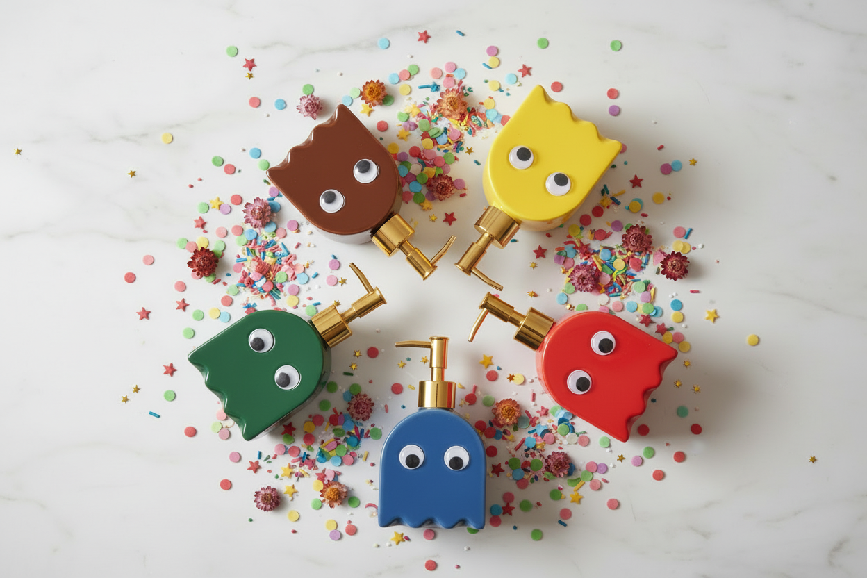 Pac-Man Ghost Soap Dispensers