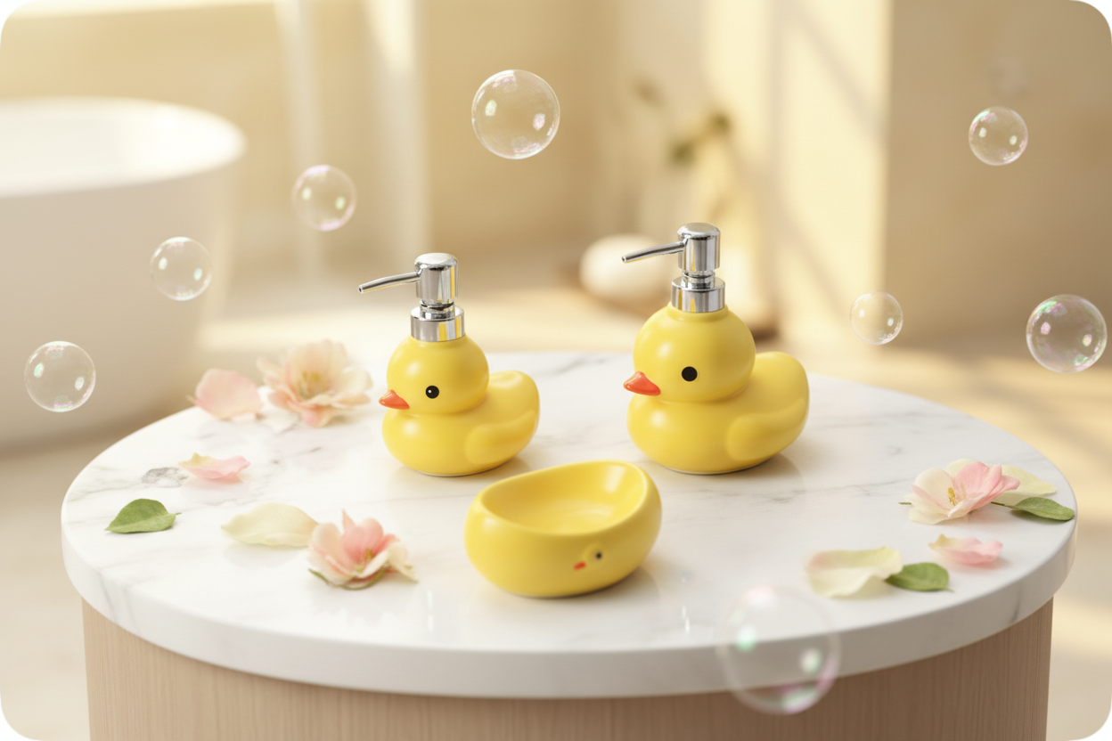 Yellow Duck Soap Dispenser - Creative Hero